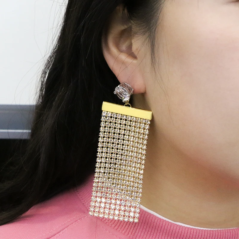 Серьги с бриллиантами Pave Sparkle